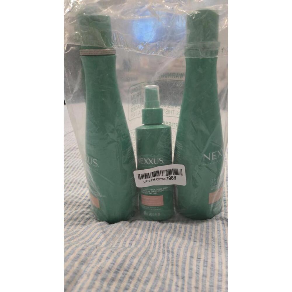 Nexxus Unbreakable Care Shampoo, Conditioner, and Leave-In Spray 3 Pack